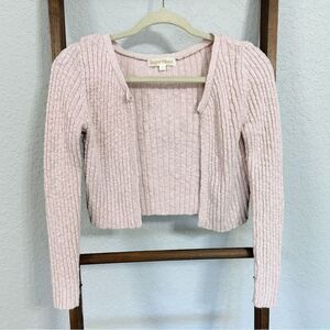 Pink Ribbed Sweater